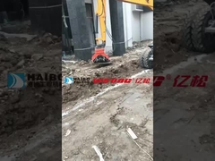 Động rung tamper Rammer để hoàn thành máy bay nén, ramp nén, rãnh hố nén