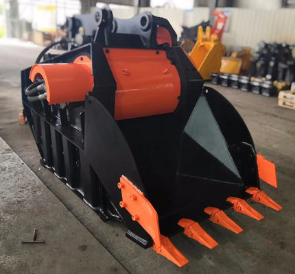 Mua 1-8m3 Thép cường độ cao Excavator đá Crusher Bucket 350 Bar online manufacture