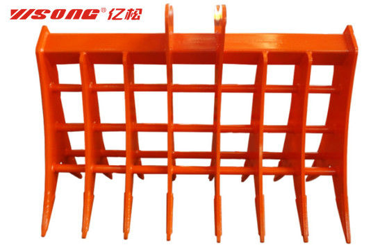 Mua Vườn / cảnh quan 1/2 ′′ Thick Tines Rip Excavator Bucket Rake Excavator Scoop Rake online manufacture